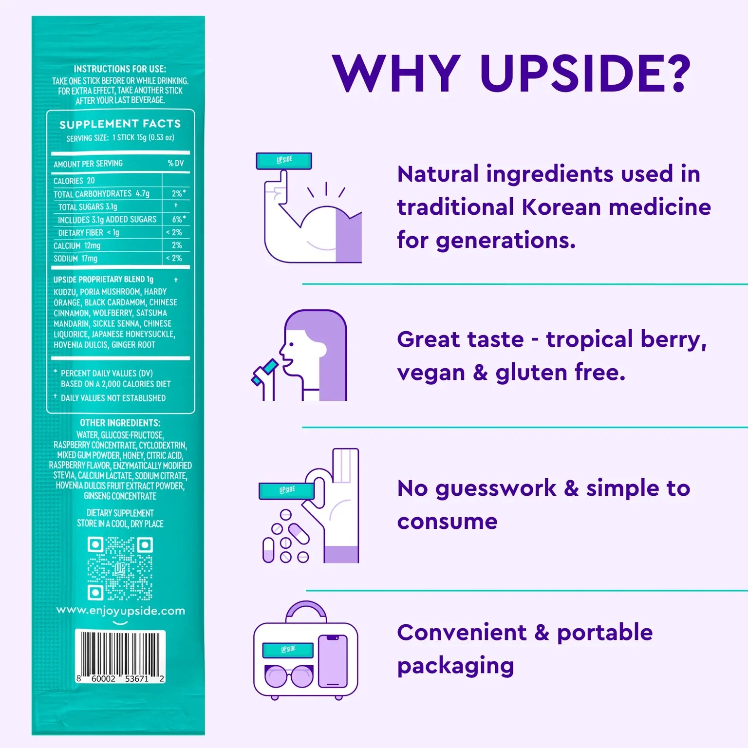 Upside Hangover Jelly Starter (4 Pack)